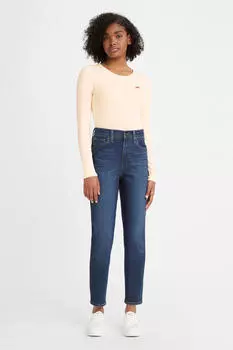 Джинсы Mom с высокой талией Levi's, темно-синий