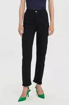 Джинсы Mom с высокой талией Vero Moda, черный