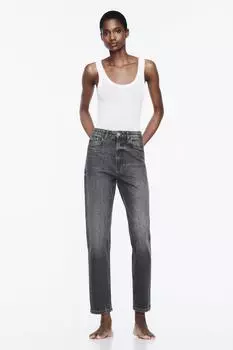 Джинсы мом z1975 ZARA, серый