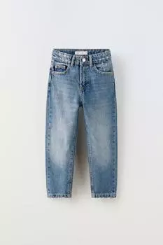 Джинсы мом ZARA, синий