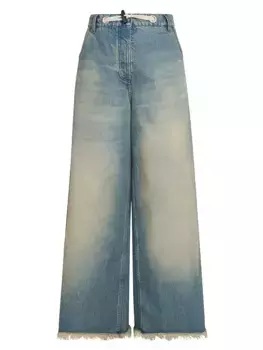 Джинсы Moncler x Palm Angels Palazzo Moncler Genius, цвет denim