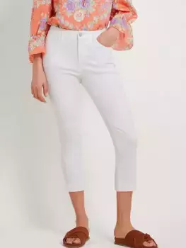 Джинсы Monsoon Idabella Cropped, экрю