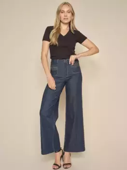 Джинсы MOS MOSH Colette Axeli Wide Leg, цвет dark blue