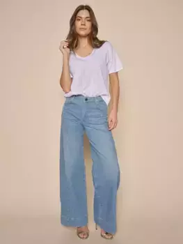 Джинсы MOS MOSH Reem Wide Leg, цвет light blue