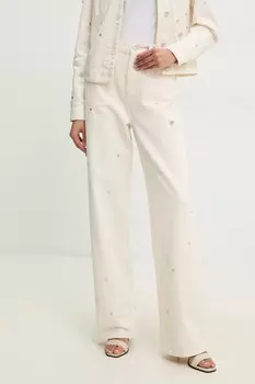 Джинсы Moschino Jeans, бежевый