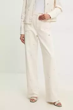 Джинсы Moschino Jeans, бежевый