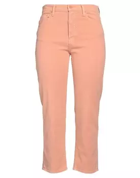 Джинсы Mother, лососево-розовый