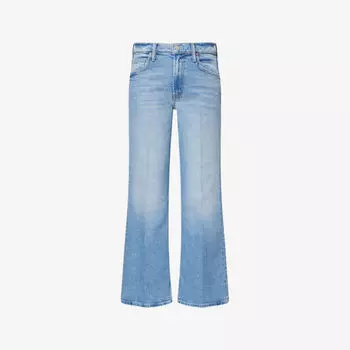 Джинсы Mother The Bookie Flood с расклешенным низом, синий