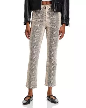 Джинсы MOTHER The Hustler Flood в цвете Боа Бэйб, белый