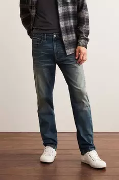 Джинсы Motion Flex прямого кроя стрейч Next, синий