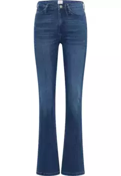Джинсы MUSTANG с 5 карманами "Стиль June Flared", синий
