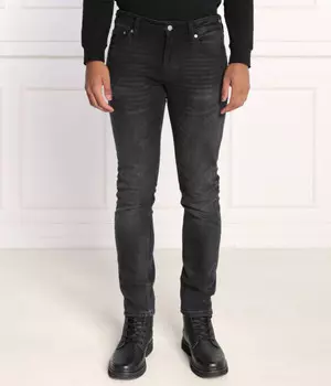 Джинсы мужские Calvin Klein Jeans облегающего кроя, черный