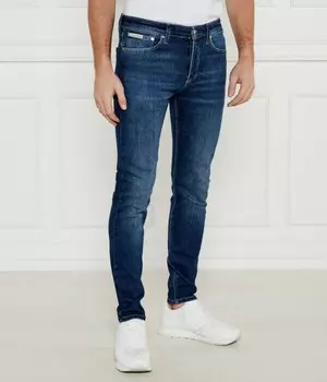 Джинсы мужские Calvin Klein Jeans облегающие, синий