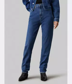 Джинсы мужские Calvin Klein Jeans прямого кроя, синий