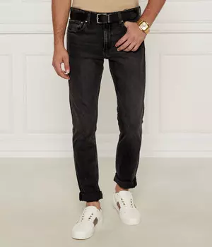 Джинсы мужские Calvin Klein Jeans прямого кроя, черный