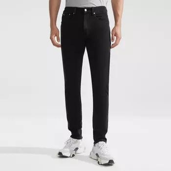 Джинсы мужские Calvin Klein с нашивкой, черный