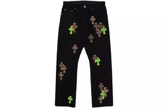 Джинсы мужские черные Chrome Hearts, черный