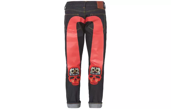 Джинсы мужские черные Evisu, черный