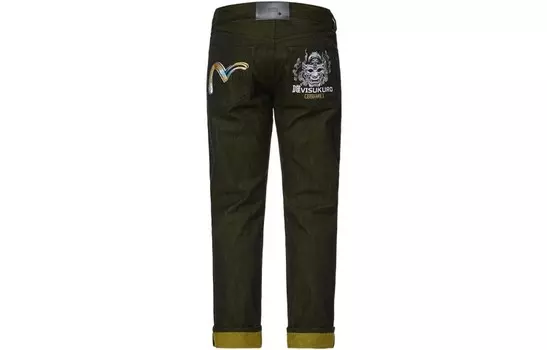 Джинсы мужские черные Evisu, черный