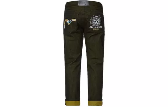 Джинсы мужские черные Evisu, черный