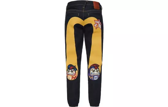 Джинсы мужские черные Evisu, черный