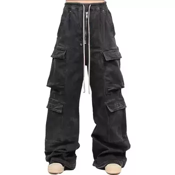 Джинсы мужские черные Rick Owens, черный