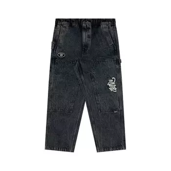 Джинсы мужские черные/темно-синие Aape, черный/темно-синий