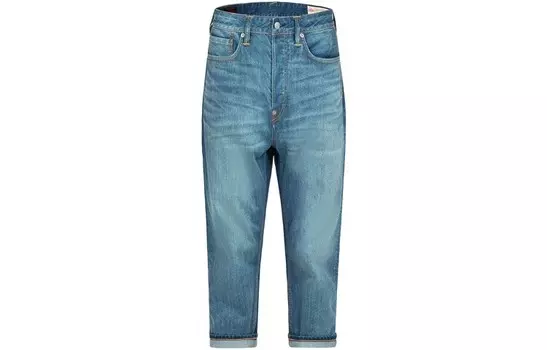 Джинсы мужские деним синие Evisu, синий