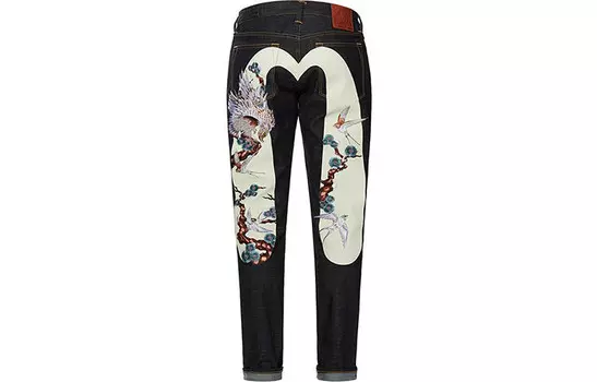 Джинсы мужские деним синие Evisu, синий