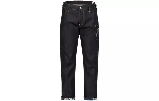 Джинсы мужские деним синие Evisu, синий