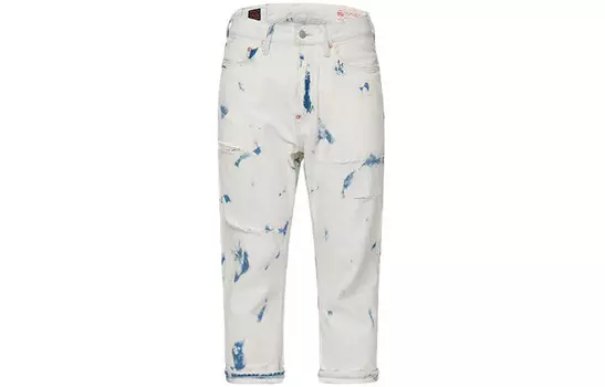 Джинсы мужские деним синие Evisu, синий