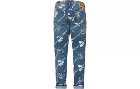 Джинсы мужские деним синие Evisu, синий
