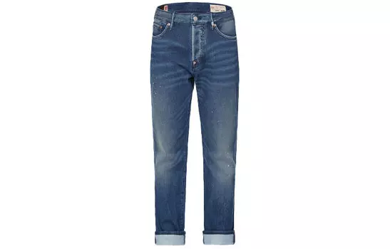 Джинсы мужские деним синие Evisu, синий