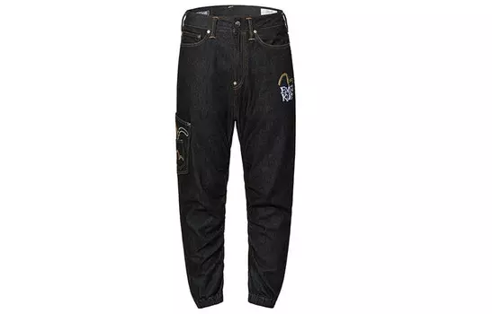 Джинсы мужские деним синие Evisu, синий