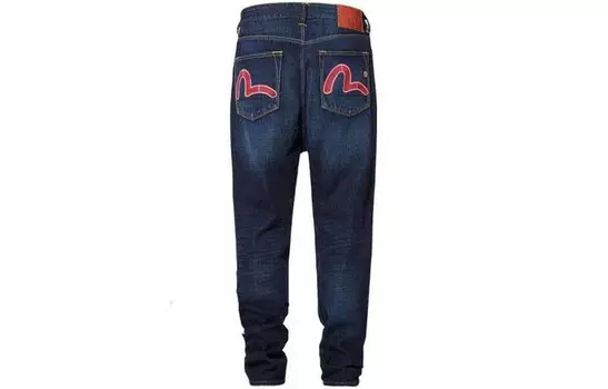 Джинсы мужские деним синие Evisu, синий