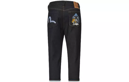 Джинсы мужские деним синие Evisu, синий