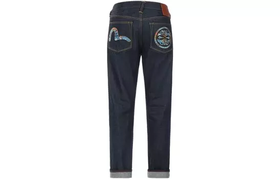 Джинсы мужские деним синие Evisu, синий