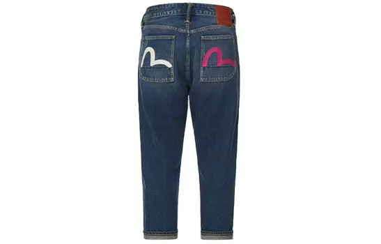 Джинсы мужские деним синие Evisu, синий