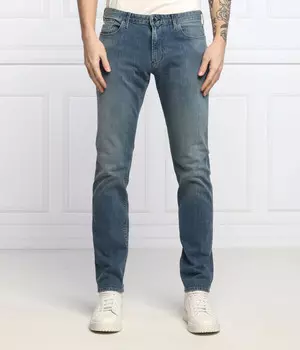 Джинсы мужские Emporio Armani прямого кроя, синий