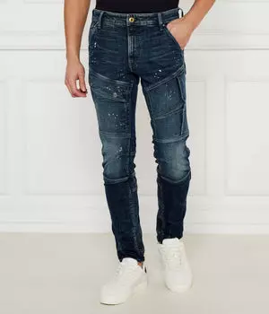 Джинсы мужские G-Star Raw с эффектом потертости, синий