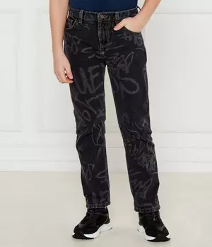 Джинсы мужские Guess с принтом, черный