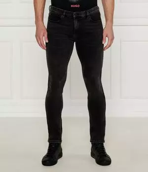 Джинсы мужские Hugo облегающего кроя, черный