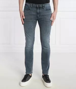 Джинсы мужские Hugo зауженного кроя, синий
