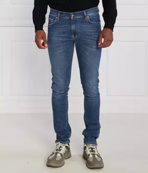 Джинсы мужские Iceberg с эффектом потертости, синий