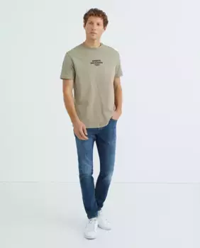Джинсы мужские J14 slim fit, средняя синяя стирка Armani Exchange, синий