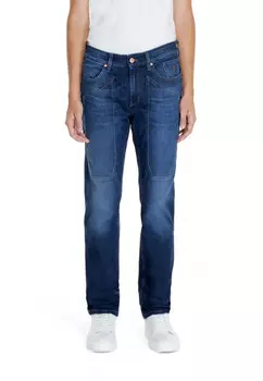 Джинсы мужские Jeckerson с потертостями, синий