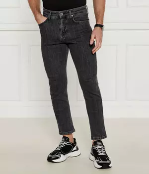 Джинсы мужские Karl Lagerfeld Jeans прямые укороченные, черный
