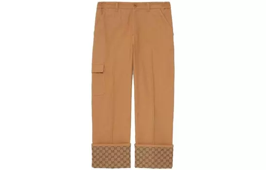 Джинсы мужские коричневые Gucci, коричневый