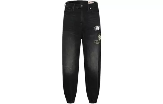 Джинсы мужские ковбойские черные Evisu, черный
