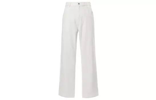 Джинсы мужские молочно-белые Uniqlo, слоновая кость